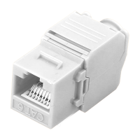 Conector RJ45 para cabos UTP
Compatível com U KS6-TL180